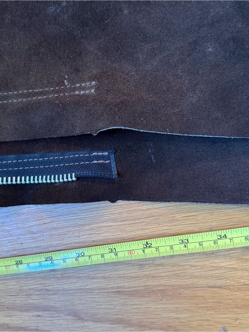 Whitman Full CHAPS Brown Suede - see measurements - Picture 13 of 16